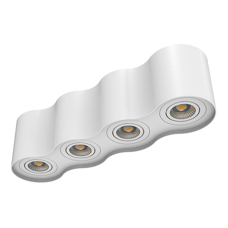 Surface Mounted Round Shape LED Downlight With 4 lamps