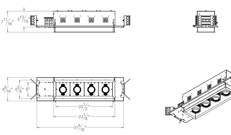 Ceiling Trimless Light