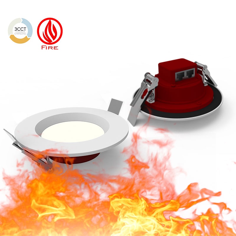 Fire rated led downlights