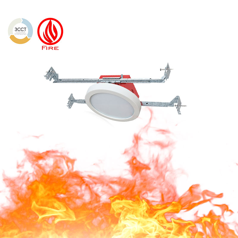Fire rated ceiling lights