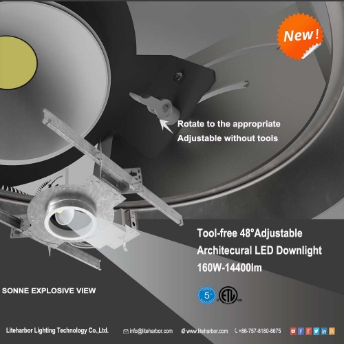 High output led downlight