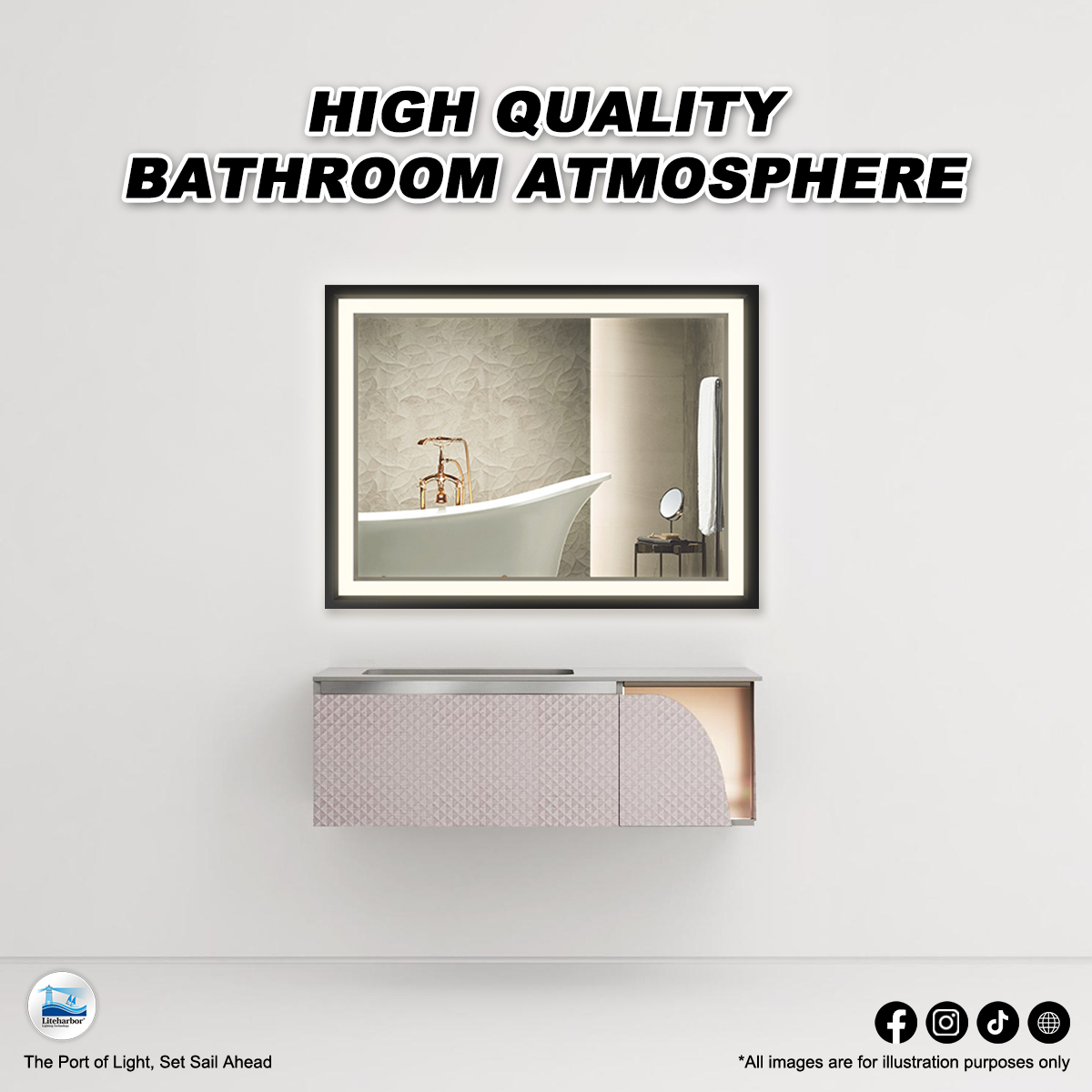 Mirror lights Create A High-Quality Bathroom Atmosphere