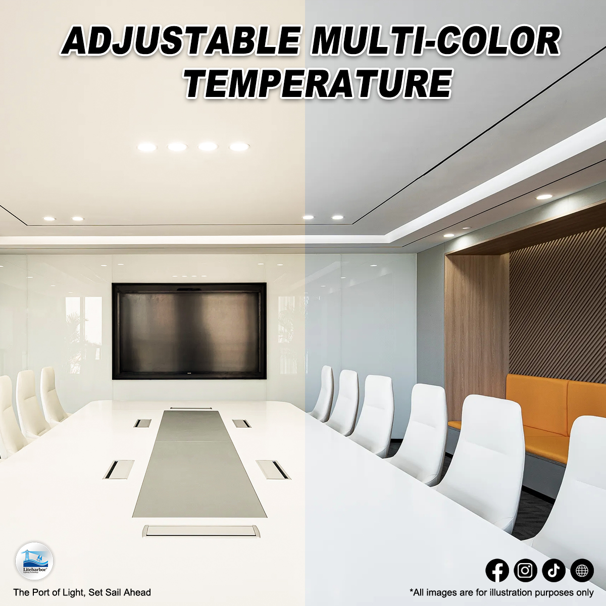 Adjustable Multi-Color Temperature Lighting: Shape Your Space