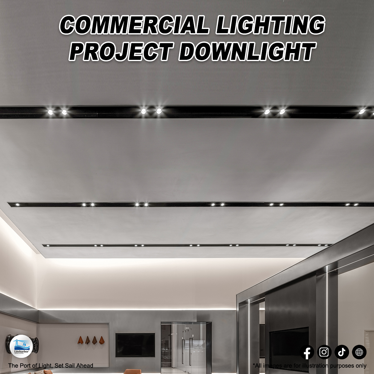 Commercial-Grade Downlights for Professional Projects
