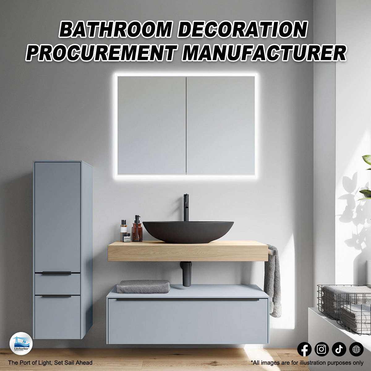 Liteharbor Mirror Lamp – Illuminating a New Dimension of Quality Life