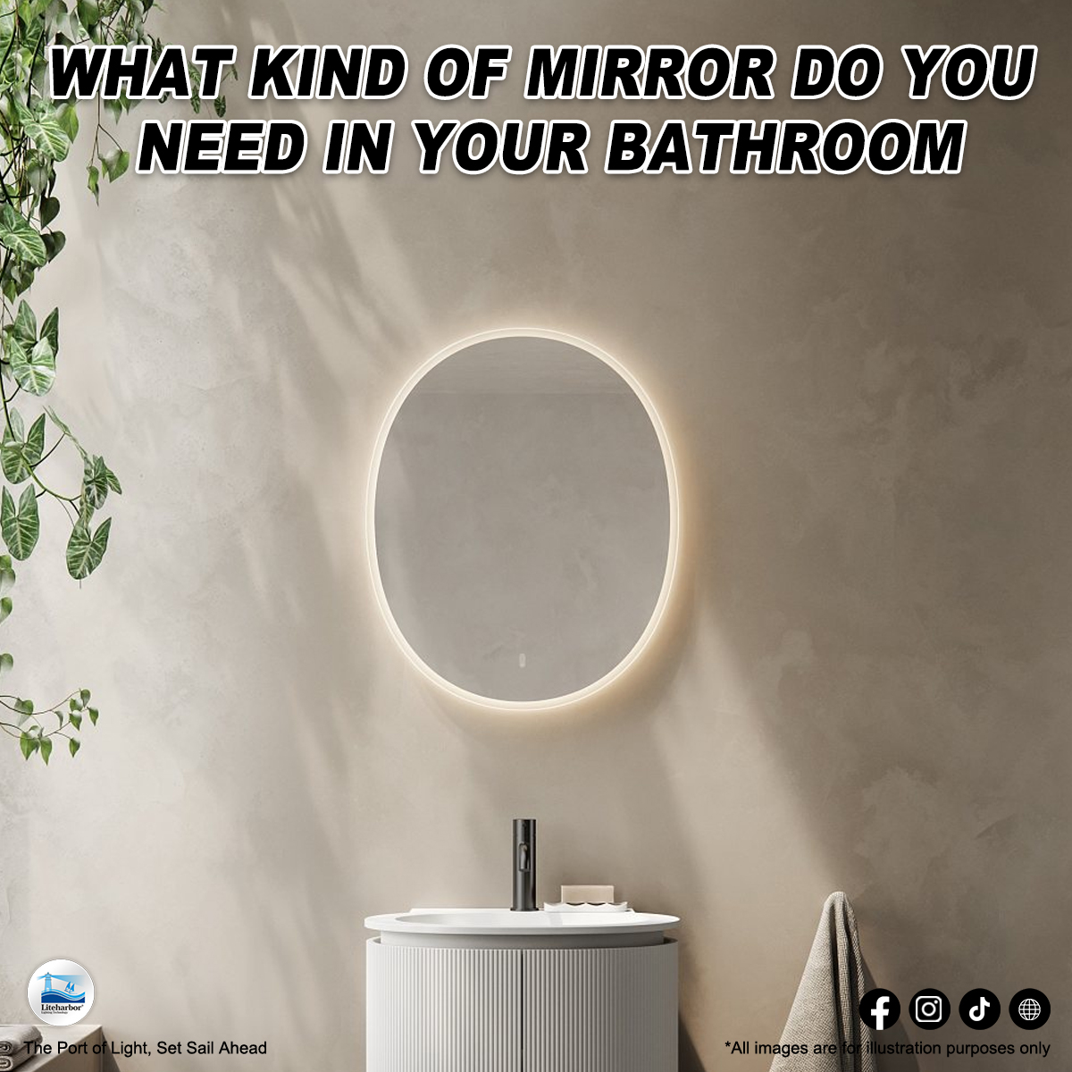 Touch-sensitive & motion-activated—this smart mirror light fits your lazy days